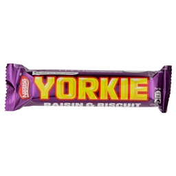 Yorkie Rasin Yorkie Raisin & Biscuit Chocolate Bar 44g - Pack of 24 | Kitwave Retail